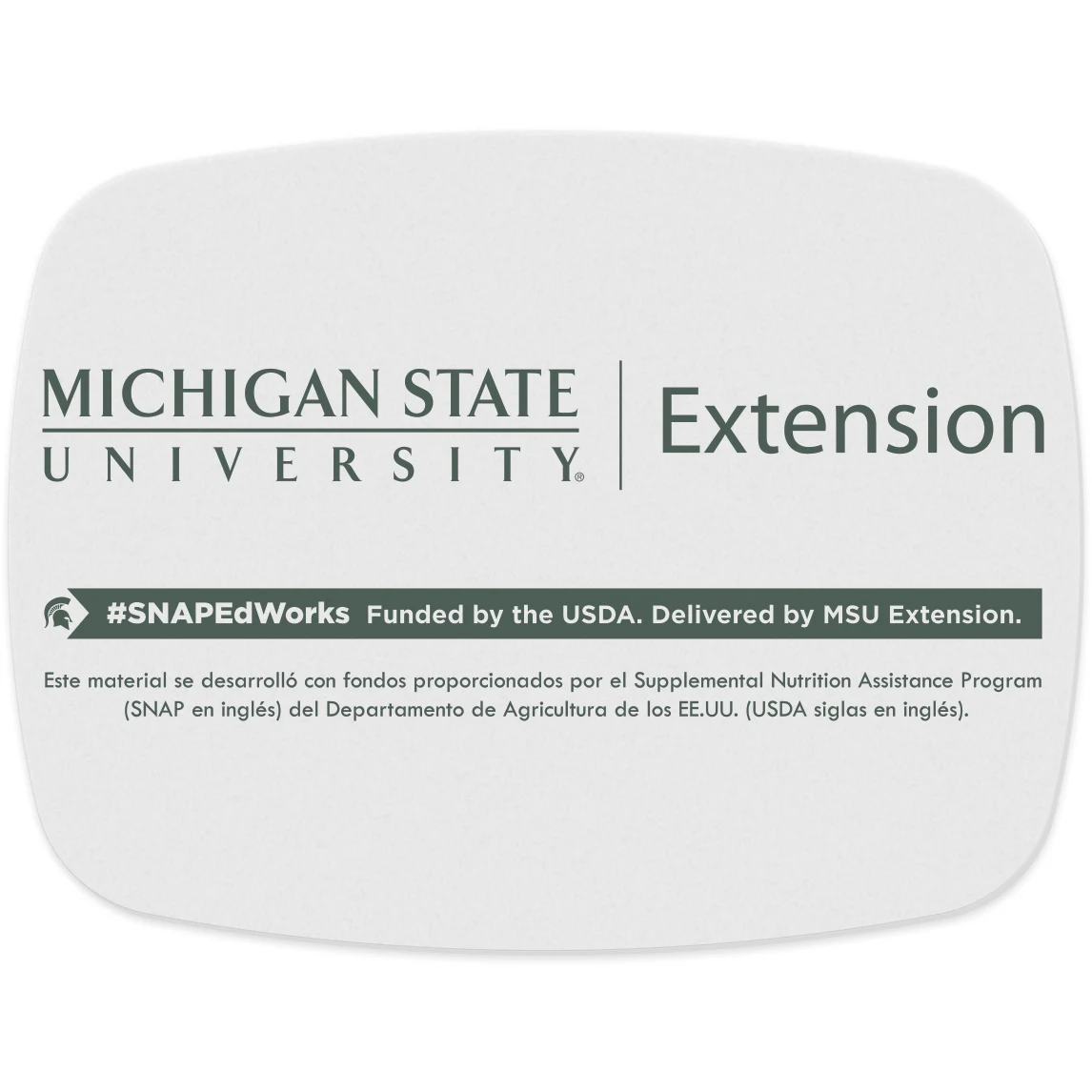 The Bar Buddy is a Flexible Cutting Board .045 clear plastic (5.75" x 7.5") Sub-Surface Spot Colour 1
