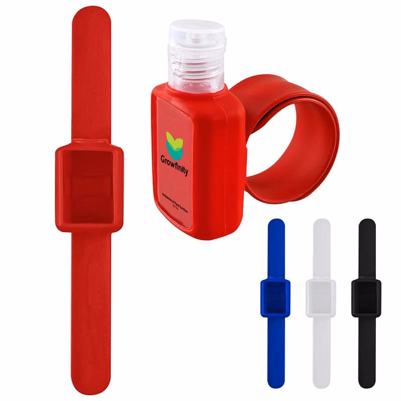 .5 Oz. Hand Sanitizer With Slap Wristband
