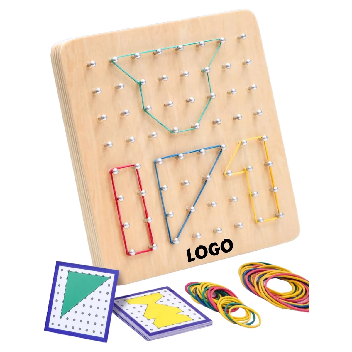Children's Wooden Pegboard Early Education Toy 1