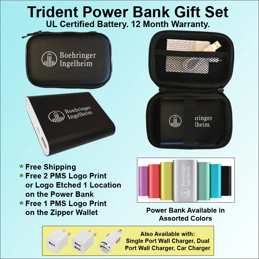Trident Power Bank Gift Set 12000 mAh 1