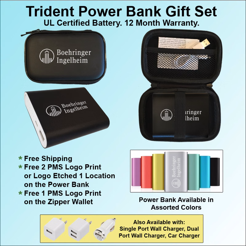Trident Power Bank Gift Set 10000 mAh