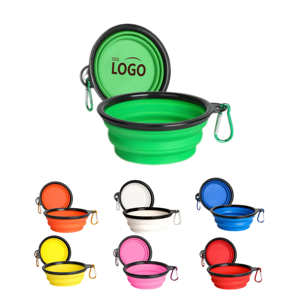 Portable Pet Feeding Watering Dish for Walking Parking 1