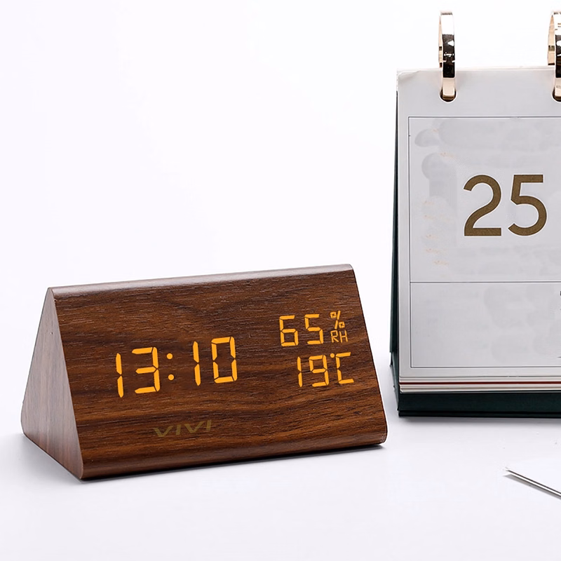 Digital Alarm Clock With Led Time Display