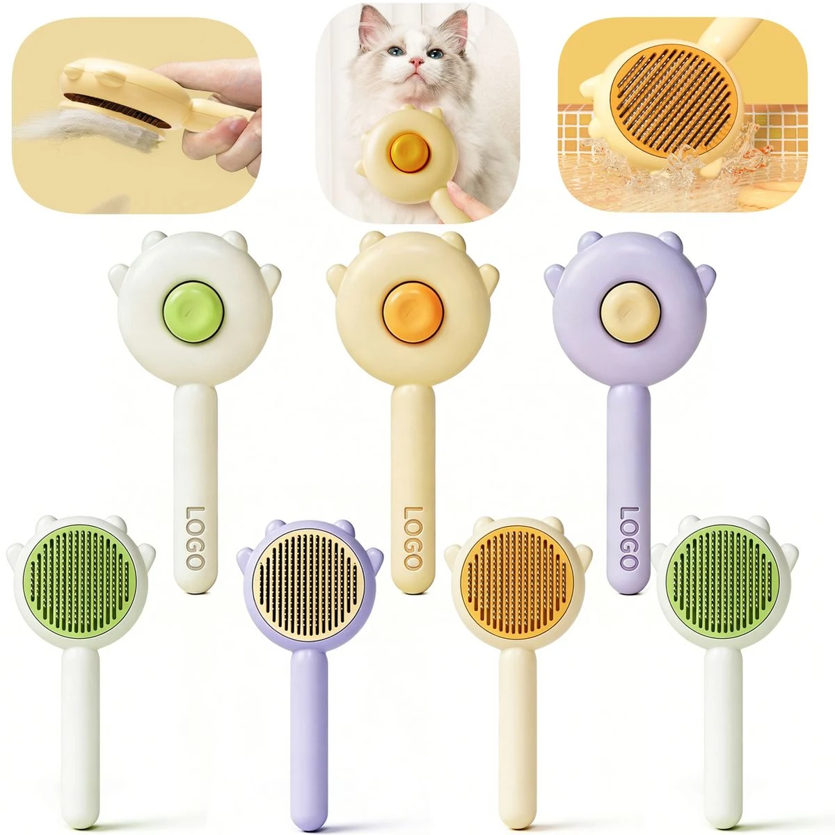 Pet Hair Removal Comb Dematting Brush 1