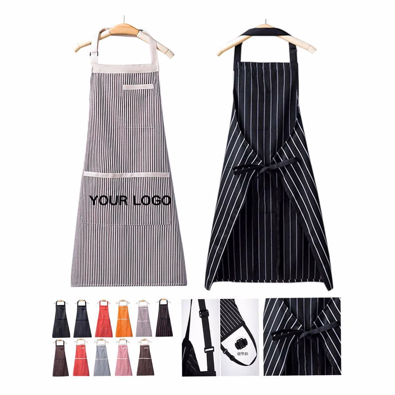 Poly Cotton Apron with Adjustable Neck Strap