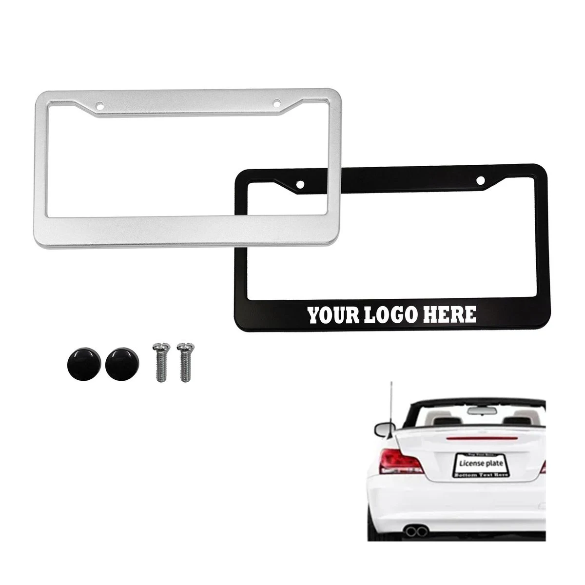 Aluminum Alloy License Plate Frame 1