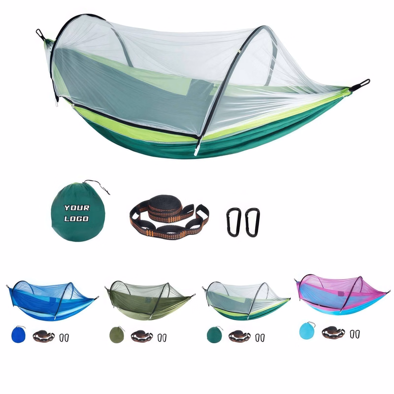 Single Camping Hammock with Anti-Mosquito Net