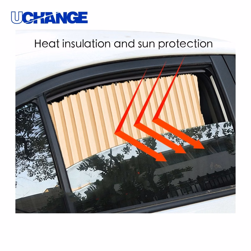 Car Track-Mounted Sunshade Curtain