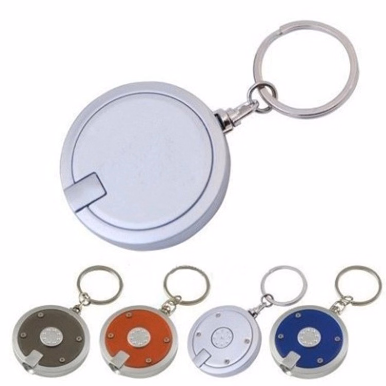 Round Shape LED Keychain