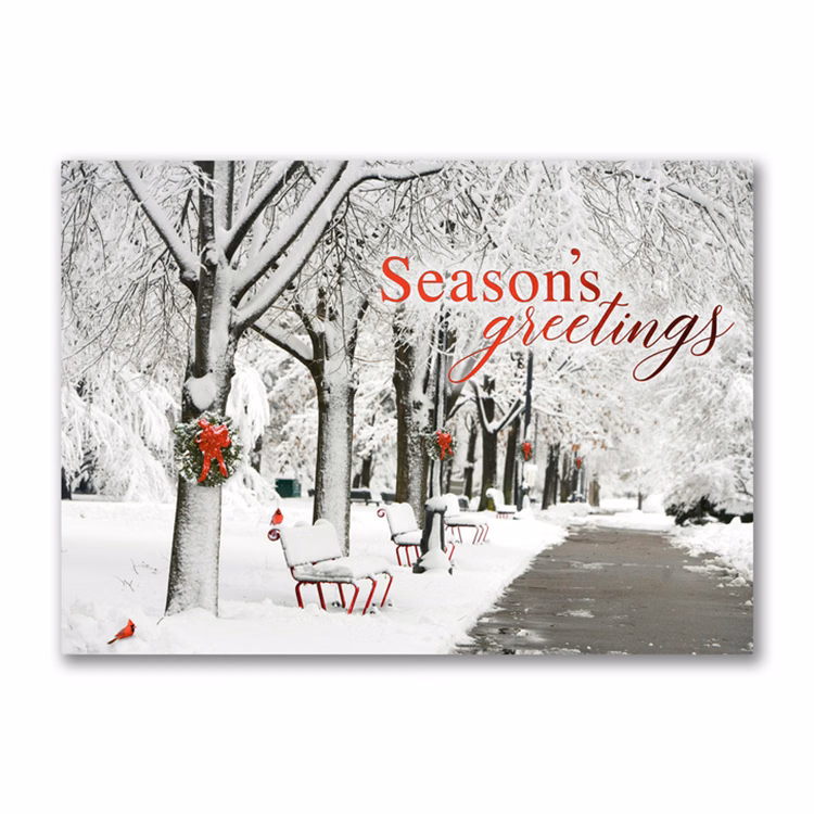 Winter Walk Holiday Card