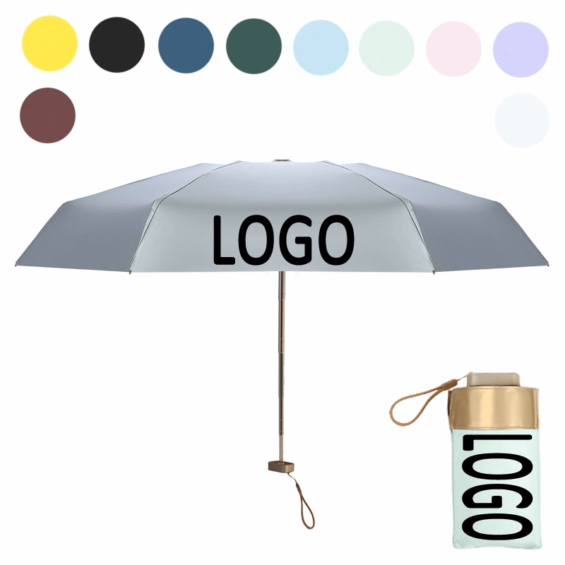 Travel Mini Folding Umbrella for Rain & Sun Protection