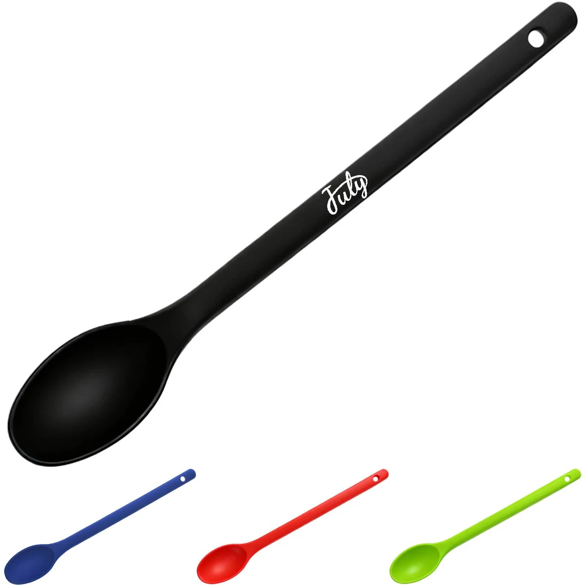 Long Handle Silicone Cooking Spoon 1