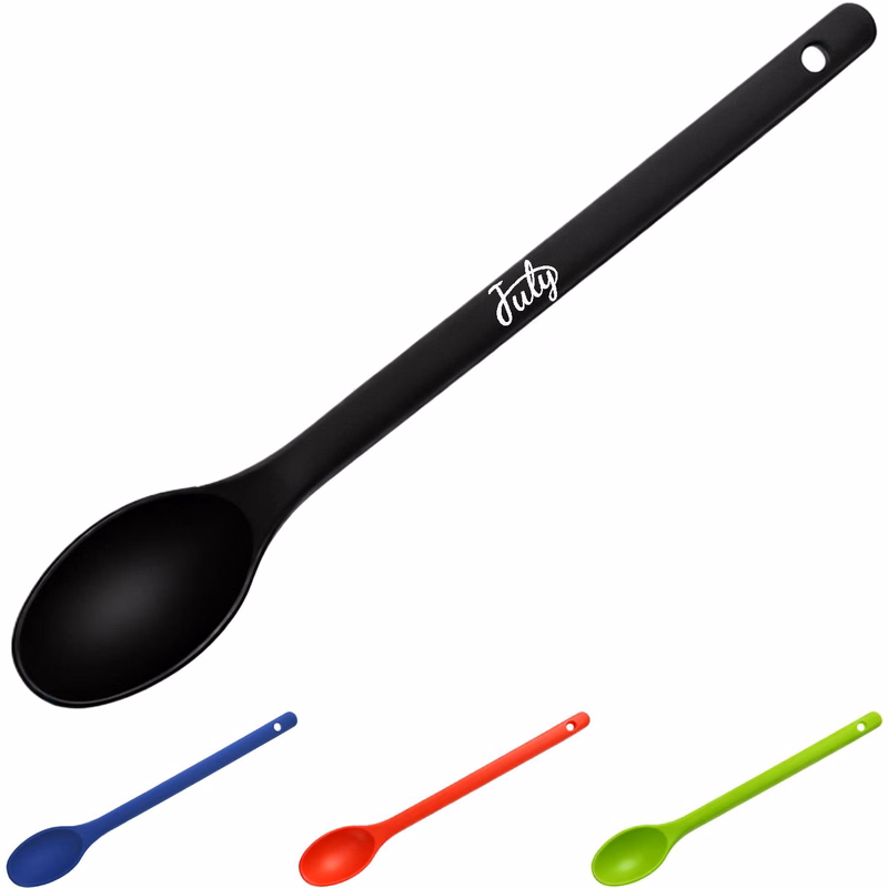 Long Handle Silicone Cooking Spoon
