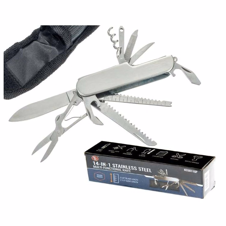14-in-1 Multi-Functional Stainless-Steel Tool