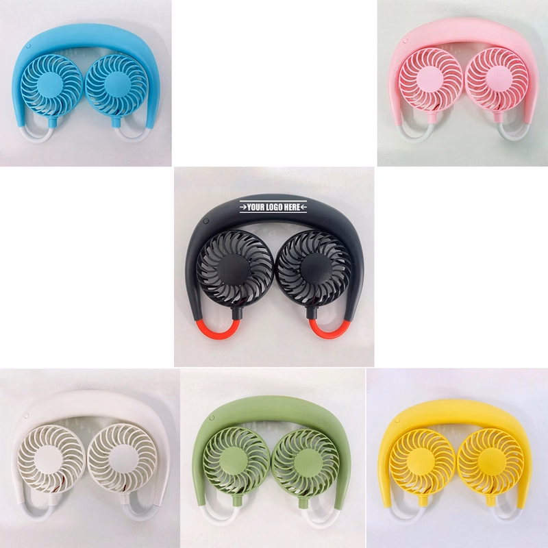 Battery Operated Wearable Outdoor Neckband Fan