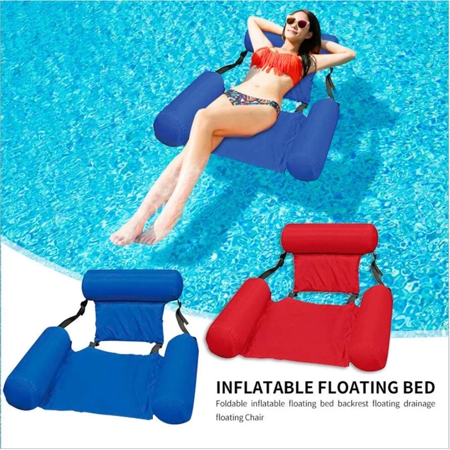 Inflatable Water Hammock Pool Float Bed Lounger Chair Drifte 1