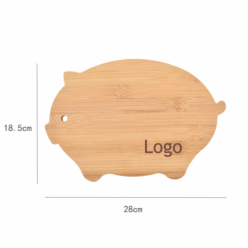 Bamboo Cutting Board - Pig Shape