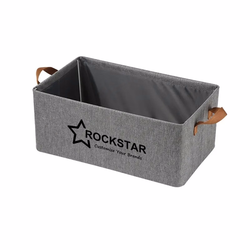 Foldable Storage Bin with Steel Frame