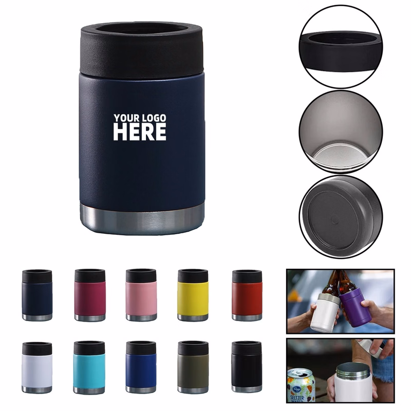 Stainless Steel Double Wall Insulated Can Cooler 