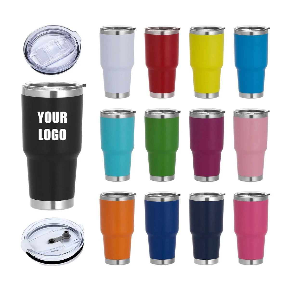 30 Oz Stainless Steel Tumbler Durable Insulated Coffee Cup 1