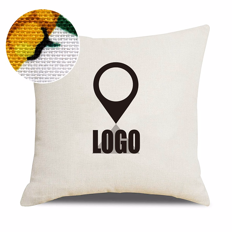 White Linen Cushion Pillow Set