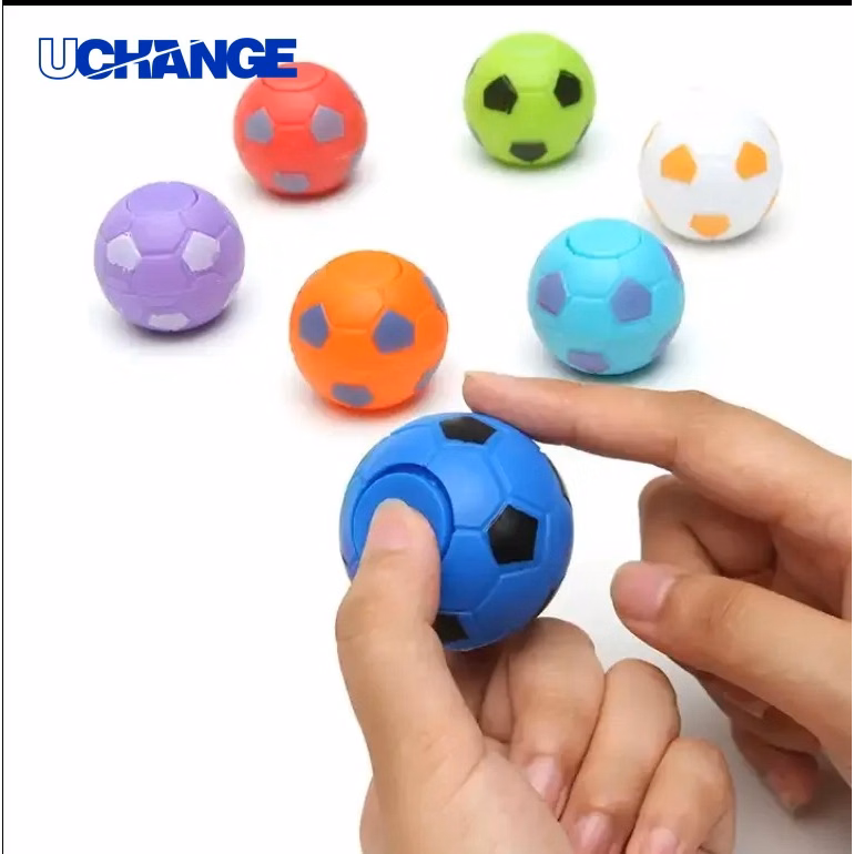 Mini Soccer Finger Spinner Toy Sports-Themed Stress Reliever for Kids & Adults