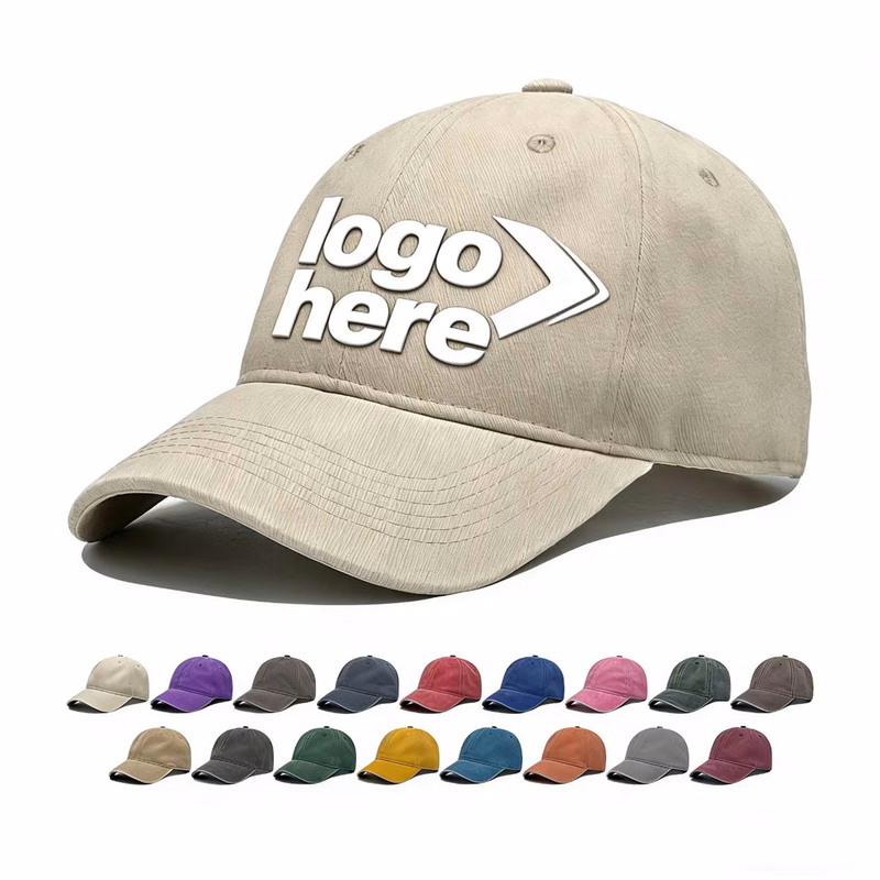 100% Cotton Distressed Baseball Cap