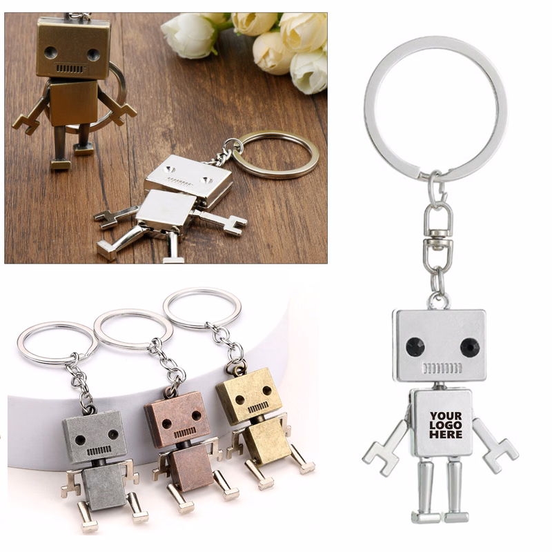 Robot Style Key Charm