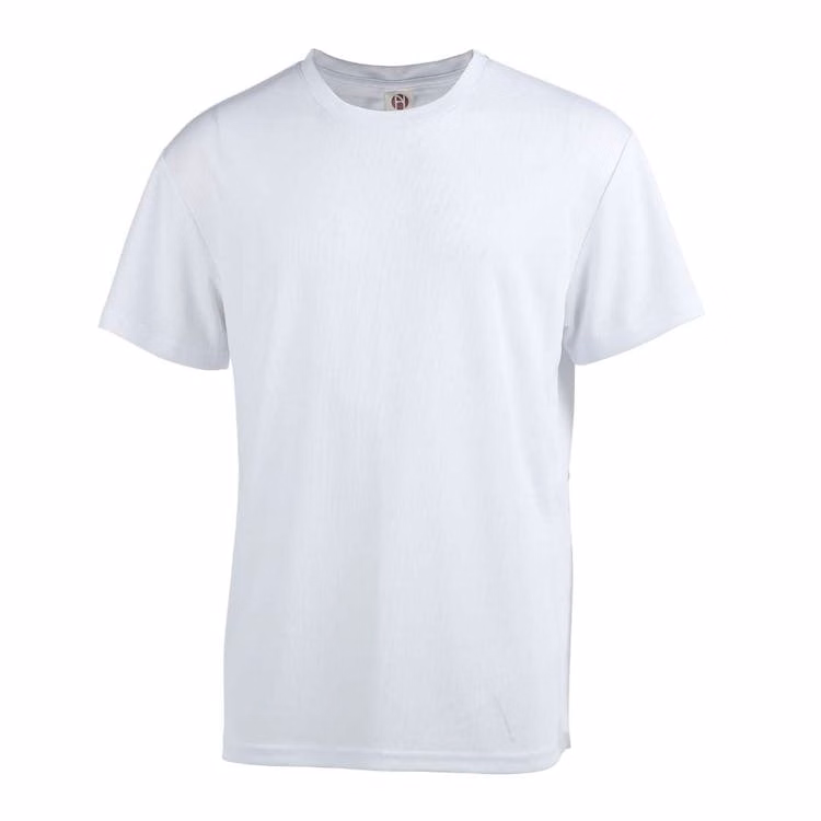 Micro Mesh Active Short Sleeve T-Shirts - White 3XL