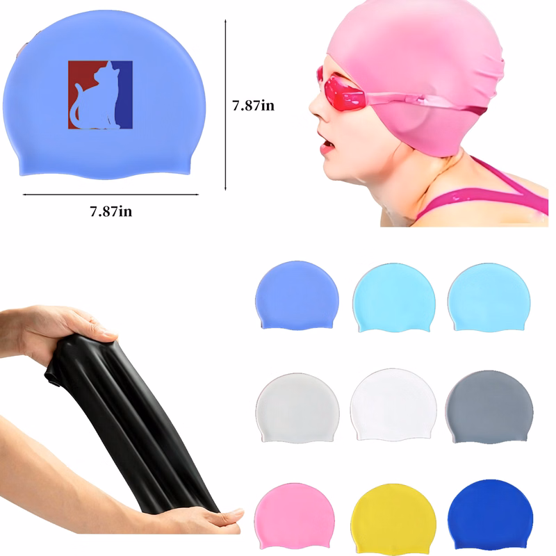 Oversized Silicone Swim Cap