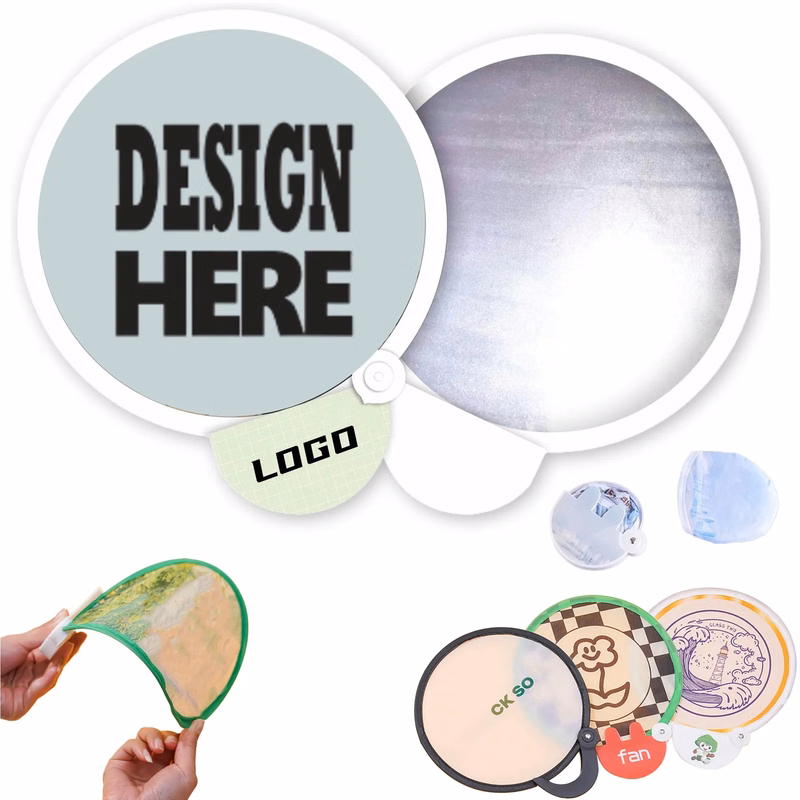 Handheld Foldable Flying Disc Fans