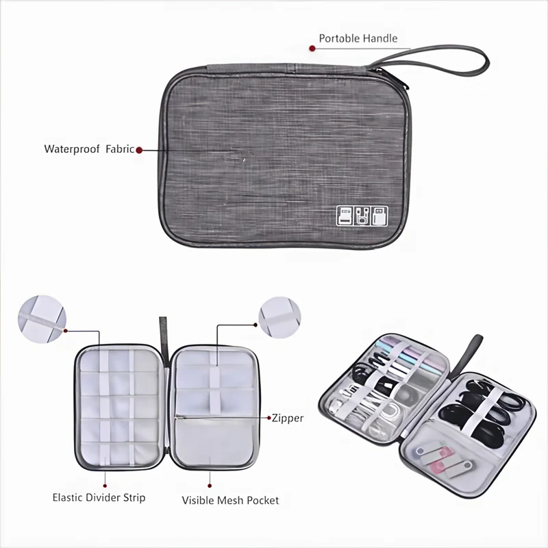 Electronic Accessories Organizer Bag 1