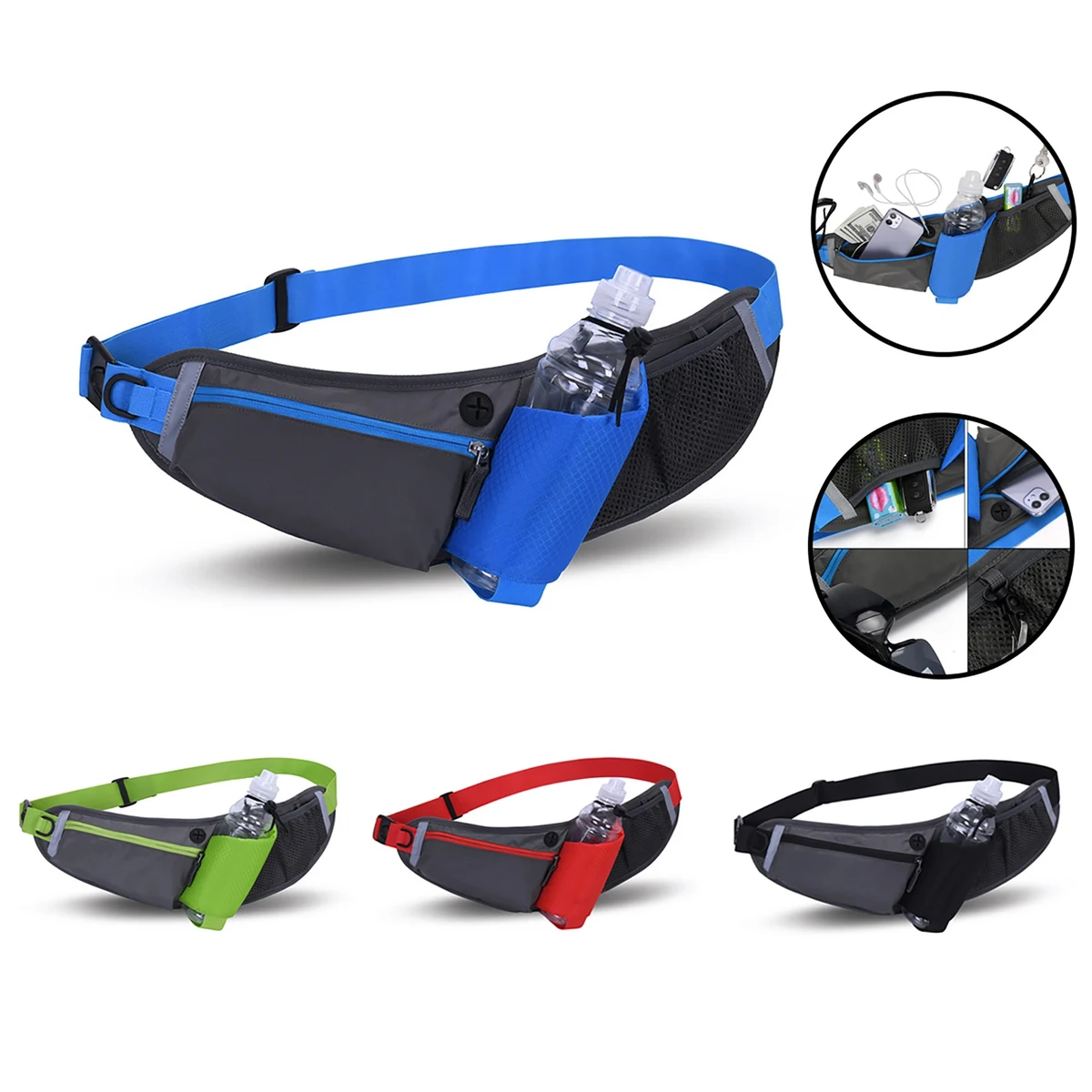 Sport Mountaineering Fanny Pack With Bottle Holder 1