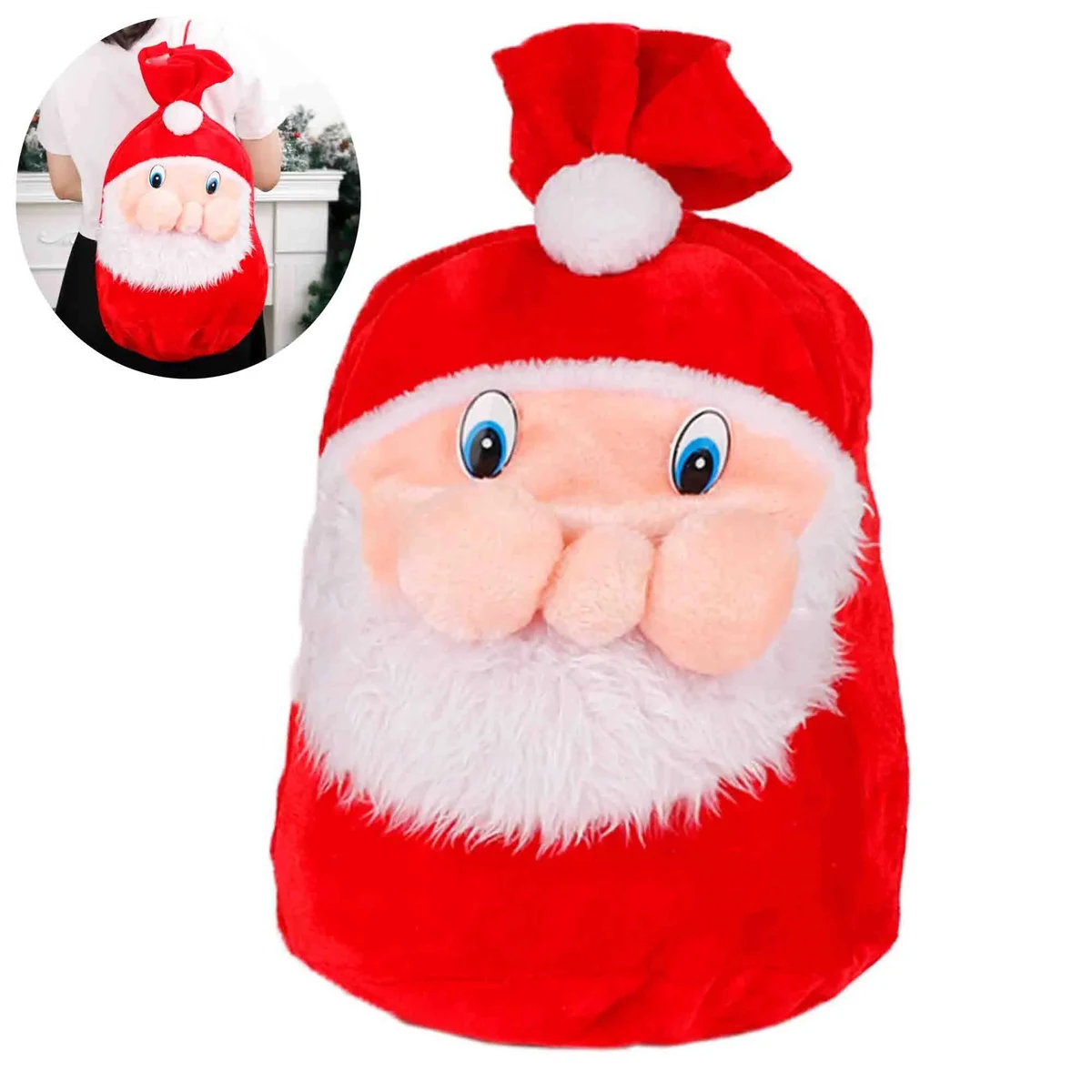 Large Christmas Wrapping Bags Drawstring 1