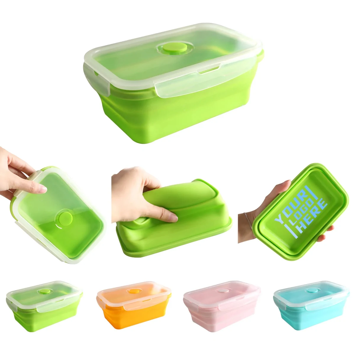 Collapsible Silicone Food Container 1