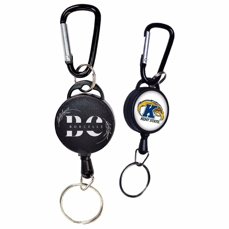 Outdoor Carabiner Badge Reel w/ Keyring
