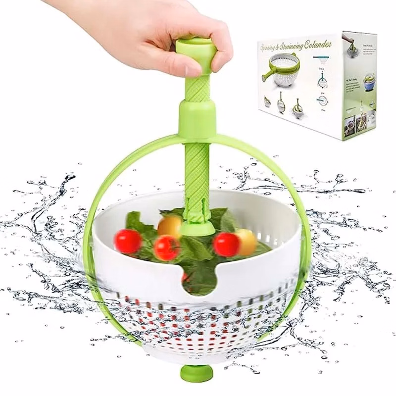 Salad spinner fruit and vegetable washer