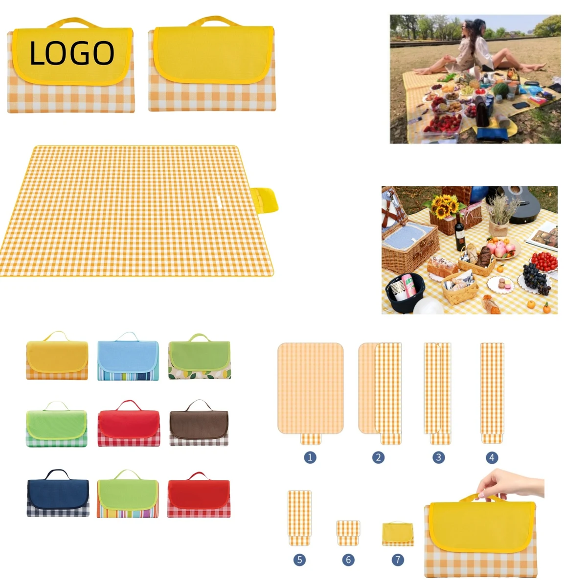 15.4 x 12.2 Inches Foam Camping Seat Pad 1