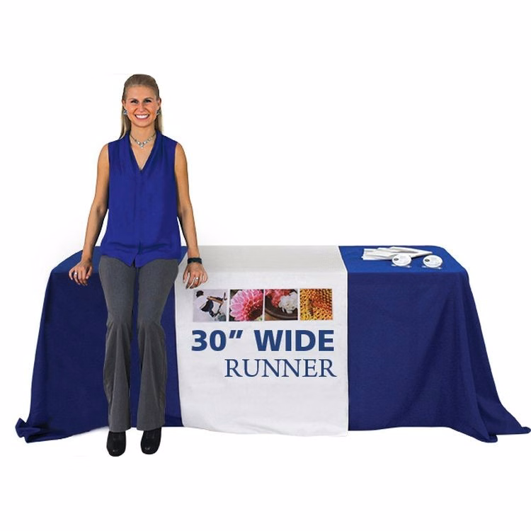 30" Wide 3-Sided Economy Coverage Table Runner