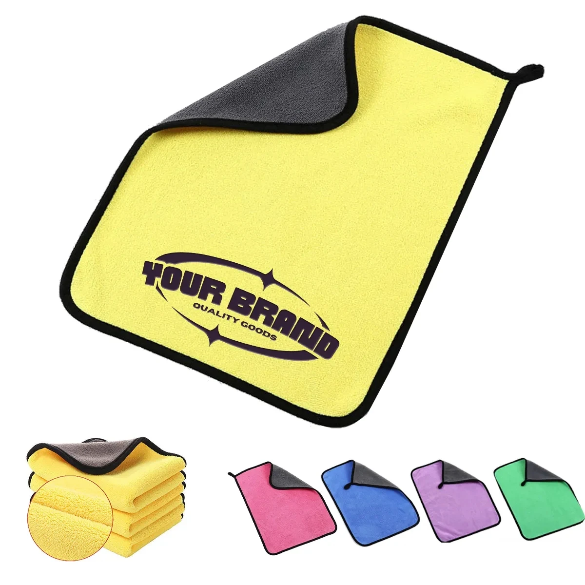 Car Detailing Water Absorption Lint Free Microfiber Towel 1