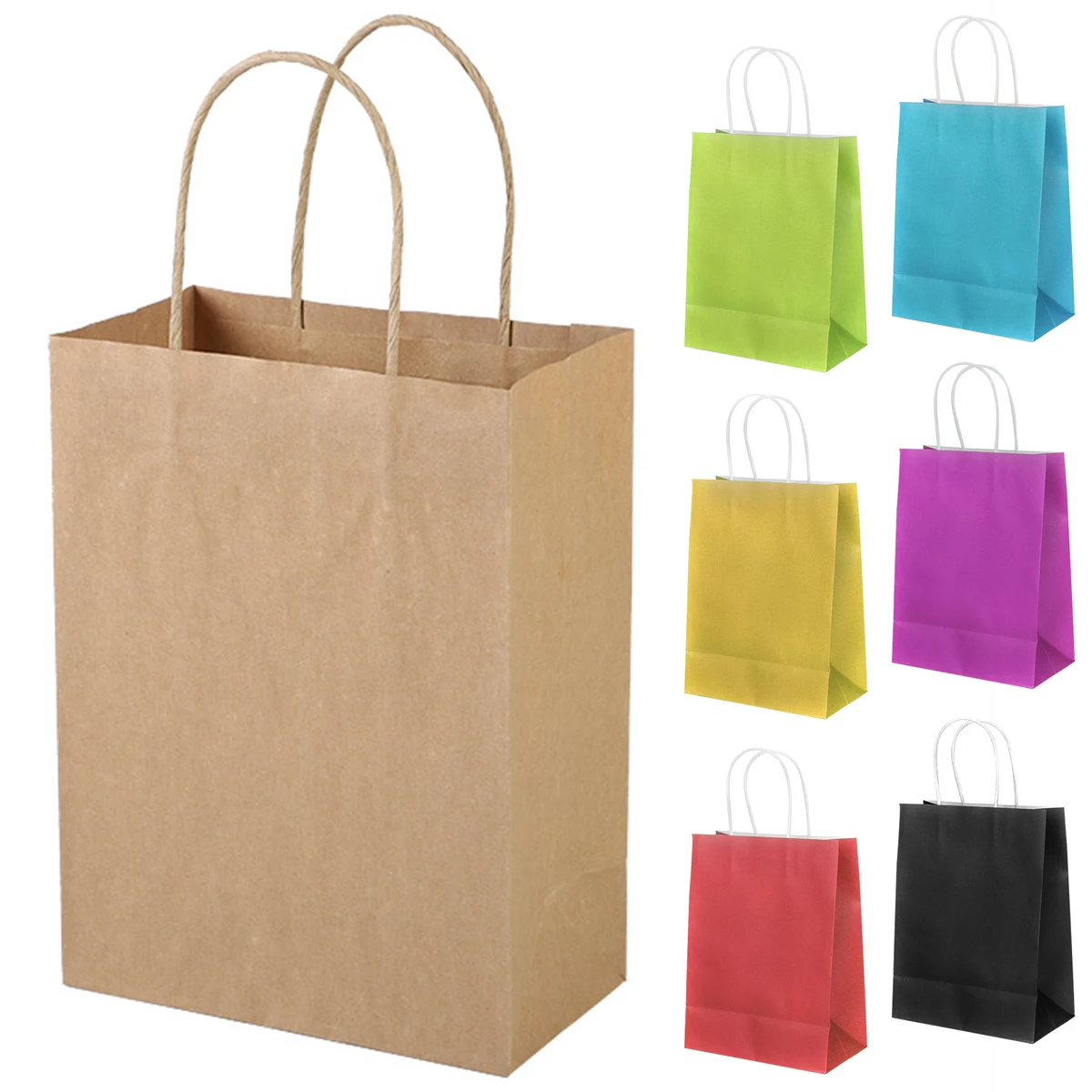 Small Paper Handle Tote Bags 1