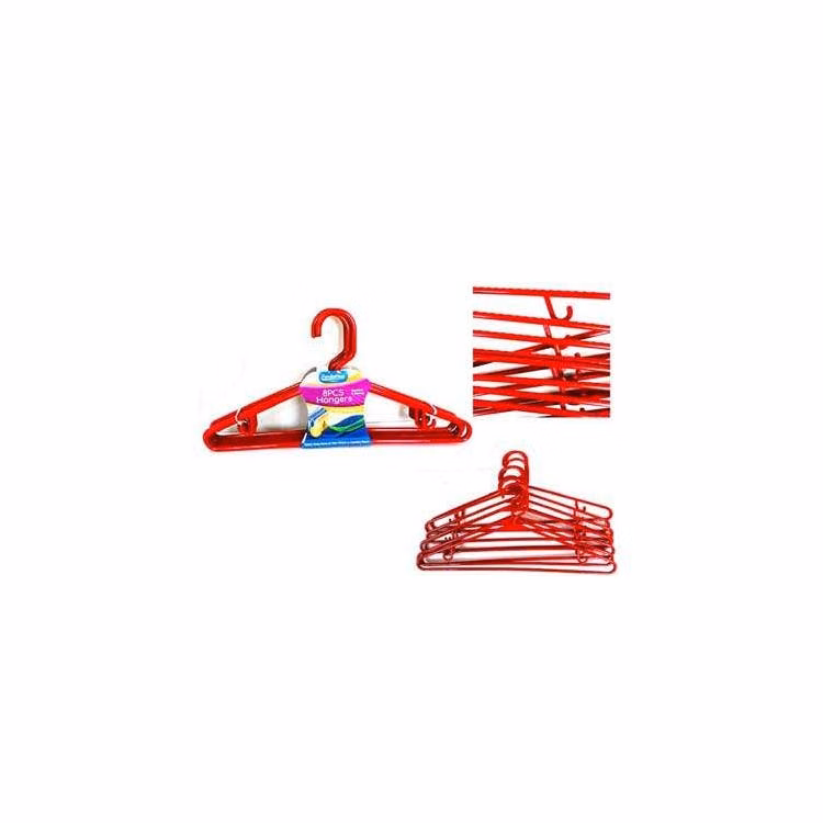 Adult Hangers Red 8pk