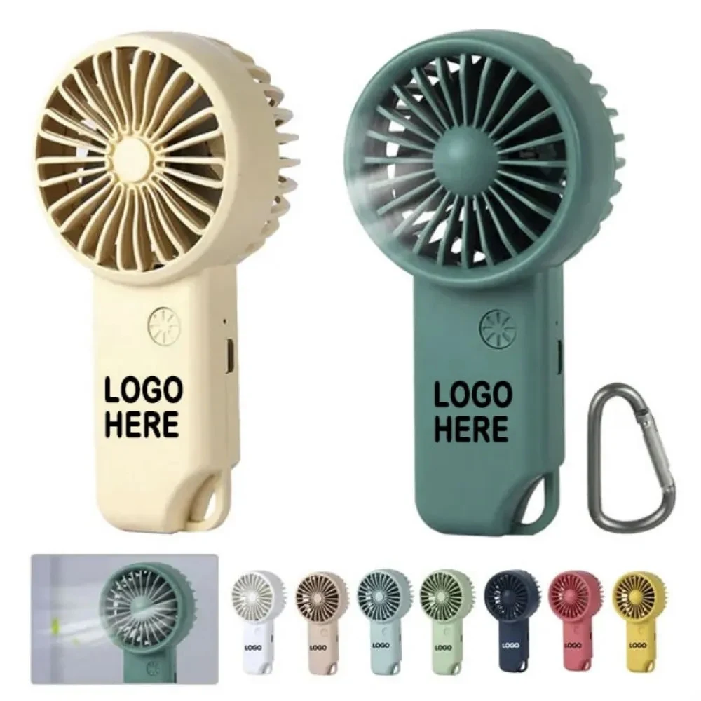 Portable Mini Handheld Fan W/Carabiner 1