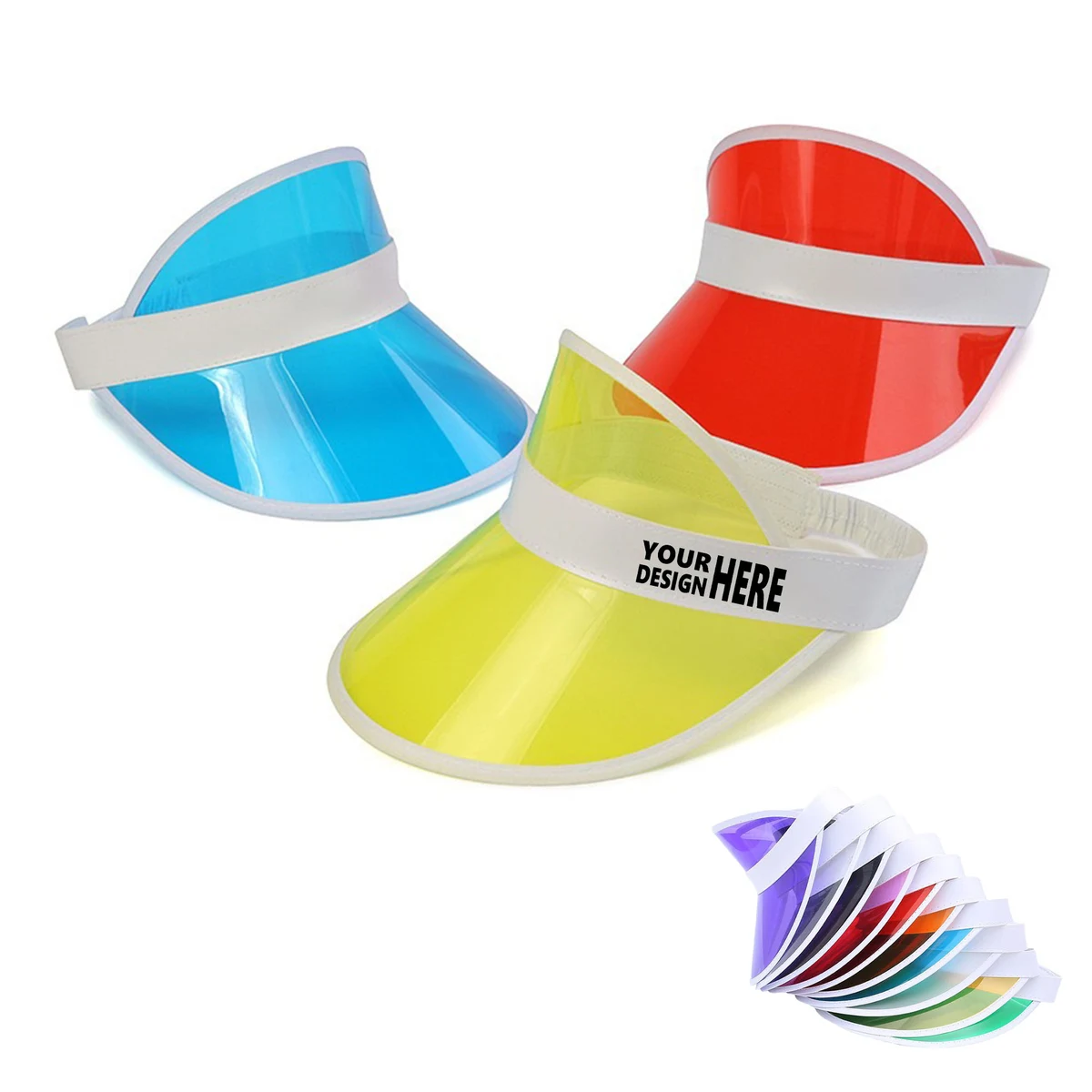 PVC One Size Tinted Visor 1
