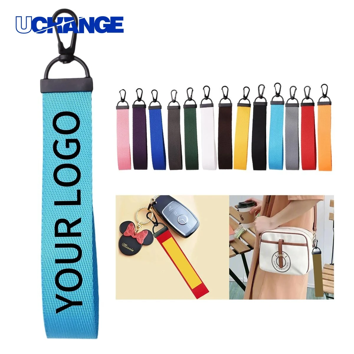 Ribbon Keychain Tag Accessory for Giveaways 1