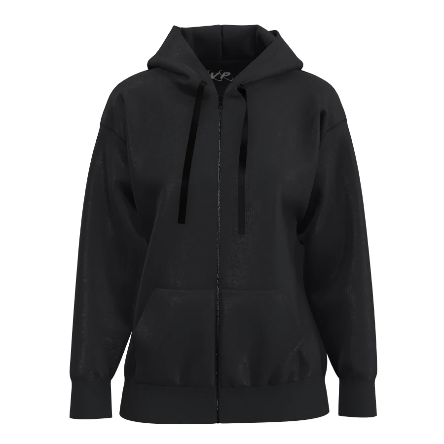 Hooded Sweatshirt with Full Zipper, custom hoodie or sweatshirt with logo imprint 1
