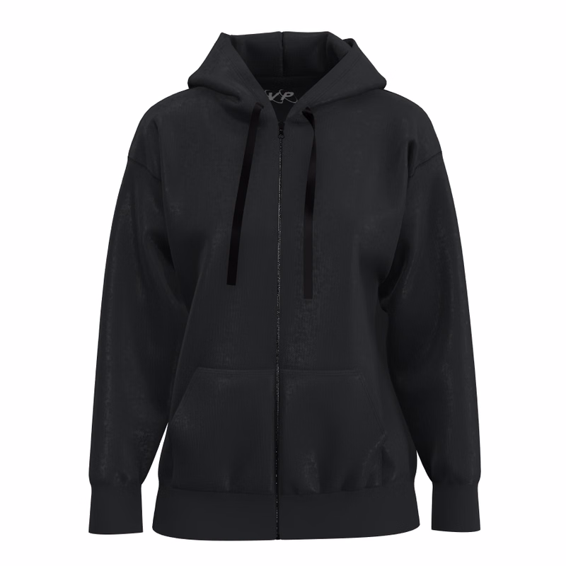 Hooded Sweatshirt with Full Zipper