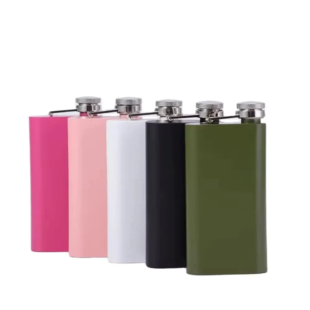 5oz Flask, custom water bottle with logo imprint 1
