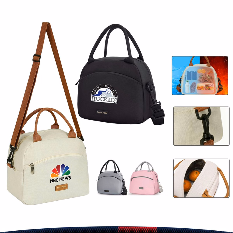 Wemsy Crossbody PEVA Lunch Cooler Bag