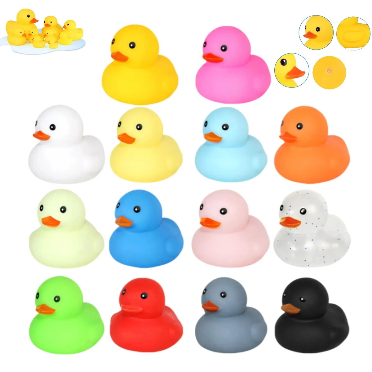 Squeeze Sound Yellow Duck Water Play Kit 1